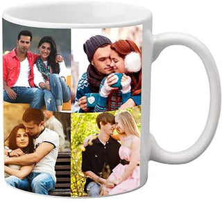 Giftswale Magic Mug Custom Your Photo, Name, Logo, Or Add Text Personalised Ceramic Magic Mug For Wife Husband Wedding, Birthday, Anniversary Gift Etc - Giftswale