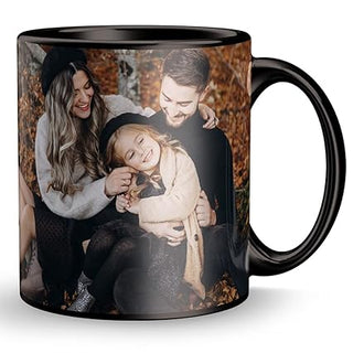 Giftswale Magic Mug Custom Your Photo, Name, Logo, Or Add Text Personalised Ceramic Magic Mug For Wife Husband Wedding, Birthday, Anniversary Gift Etc - Giftswale